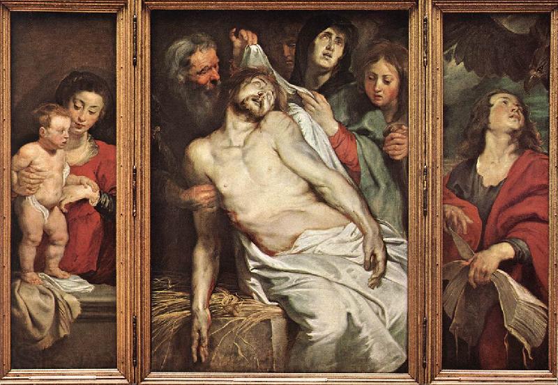 RUBENS, Pieter Pauwel Lamentation of Christ Norge oil painting art